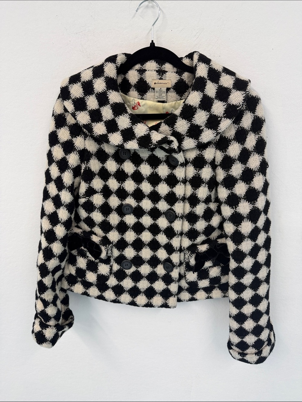 Elevens Anthropologie Diamond Print Jacket
